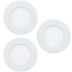 Eglo FUEVA 6-Z inbouwarmatuur Kunststof wit / Kunststof wit H: 39 mm | Ø 88 mm