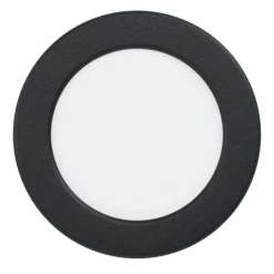 Eglo FUEVA 6-Z inbouwarmatuur Kunststof zwart / Kunststof wit H: 40 mm | Ø 120 mm