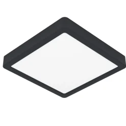 Eglo FUEVA 6-Z Plafondarmaturen Kunststof zwart / Kunststof wit H: 25 mm