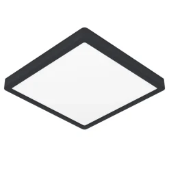 Eglo FUEVA 6-Z Plafondarmaturen Kunststof zwart / Kunststof wit H: 25 mm