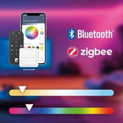 Eglo FUEVA 6-Z Plafondarmaturen Kunststof wit / Kunststof wit H: 25 mm