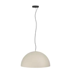 Eglo GAETANO 1 hanglamp staal zwart / staal zand, crème H: 1500 mm | Ø 535 mm