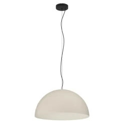 Eglo GAETANO 1 hanglamp staal zwart / staal zand, crème H: 1500 mm | Ø 535 mm