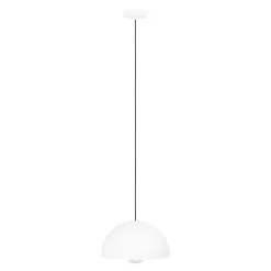 Eglo GAETANO hanglamp staal wit H: 1100 mm | Ø 300 mm