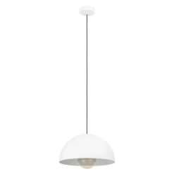 Eglo GAETANO hanglamp staal wit H: 1100 mm | Ø 380 mm