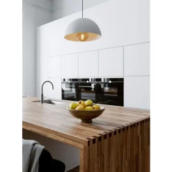 Eglo GAETANO hanglamp staal wit H: 1100 mm | Ø 380 mm