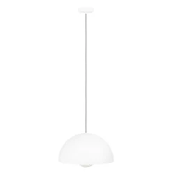 Eglo GAETANO hanglamp staal wit H: 1100 mm | Ø 380 mm