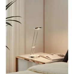 Eglo GEXO Tafellampen kunststof, staal wit, chroom H: 320 mm | Ø 125 mm