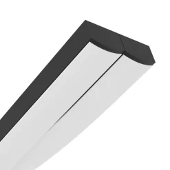 Eglo GRISOLIA hanglamp staal, kunststof zwart / Kunststof wit H: 1200 mm