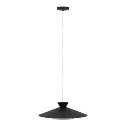 Eglo GRIZEDALE hanglamp staal zwart, geelkoper H: 1100 mm | Ø 500 mm
