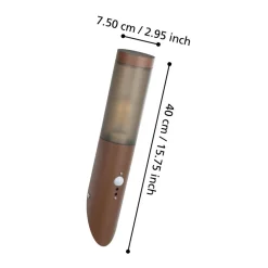 Eglo HELSINKI Wandlamp roestvast staal roestbruin / Kunststof zwart-transparant H: 400 mm | Ø 75 mm