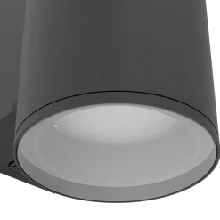 Eglo IZZALINI Wandlamp staal zwart H: 115 mm