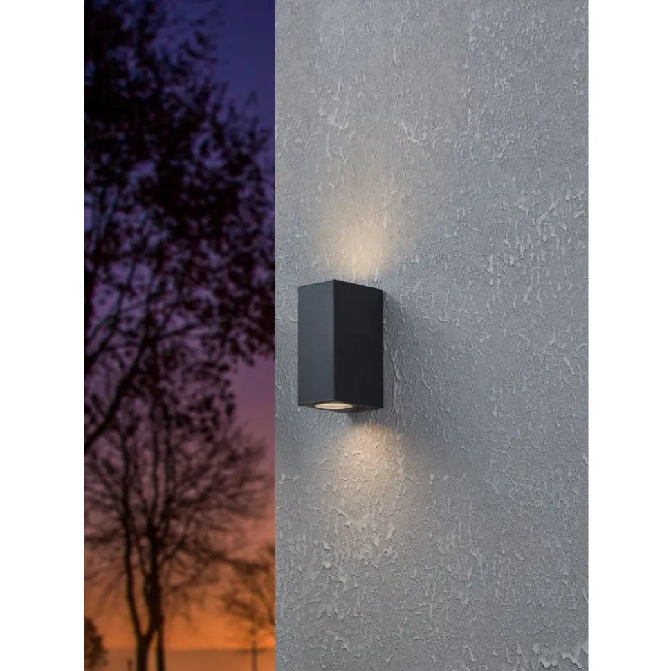 Eglo JABAGA Wandlamp Kunststof zwart / Kunststof transparant H: 155 mm