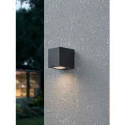 Eglo JABAGA Wandlamp Kunststof zwart / Kunststof transparant H: 80 mm