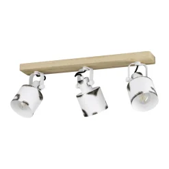 Eglo KILBURN spot Hout bruin / staal wit, bruin H: 170 mm