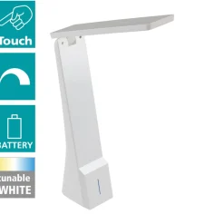 Eglo LA SECA Tafellampen Kunststof wit H: 260 mm