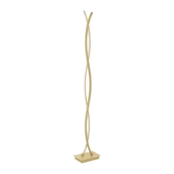 Eglo LASANA 4 Staande lampen staal, aluminium lichtbruin / Kunststof wit H: 1430 mm