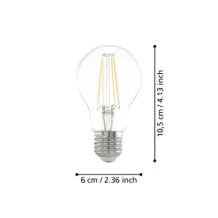 Eglo LEDE27 Lichtbron / Glas helder Ø 60 mm