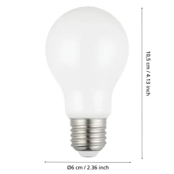 Eglo LEDE27 Lichtbron / Glas opaal Ø 60 mm