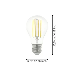 Eglo LEDE27 Lichtbron / Glas helder Ø 60 mm