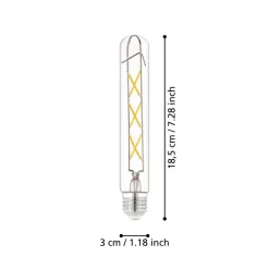 Eglo LEDE27 Lichtbron / Glas helder Ø 30 mm