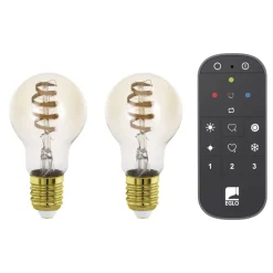 Eglo LEDE27 Lichtbron / Glas amber Ø 60 mm