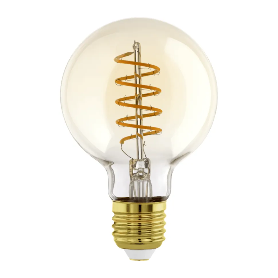 Eglo LEDE27 Lichtbron / Glas amber Ø 80 mm