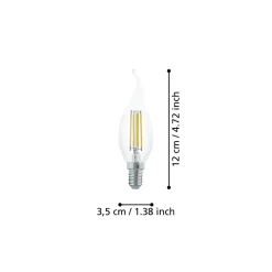 Eglo LEDE14 Lichtbron / Glas helder Ø 35 mm