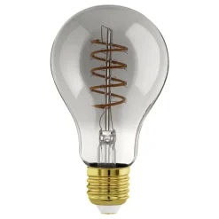 Eglo LEDE27 Lichtbron / glas gestoomd zwart-transparant Ø 60 mm