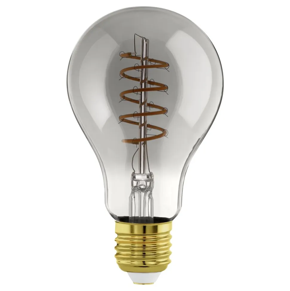 Eglo LEDE27 Lichtbron / glas gestoomd zwart-transparant Ø 60 mm