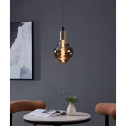 Eglo LEDE27 Lichtbron / Glas zwart-transparant Ø 150 mm