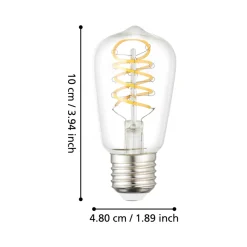 Eglo LEDE27 Lichtbron / Glas helder Ø 48 mm