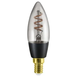 Eglo LEDE14 Lichtbron / glas gestoomd zwart-transparant Ø 35 mm