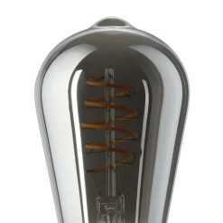 Eglo LEDE27 Lichtbron / glas gestoomd zwart-transparant Ø 64 mm