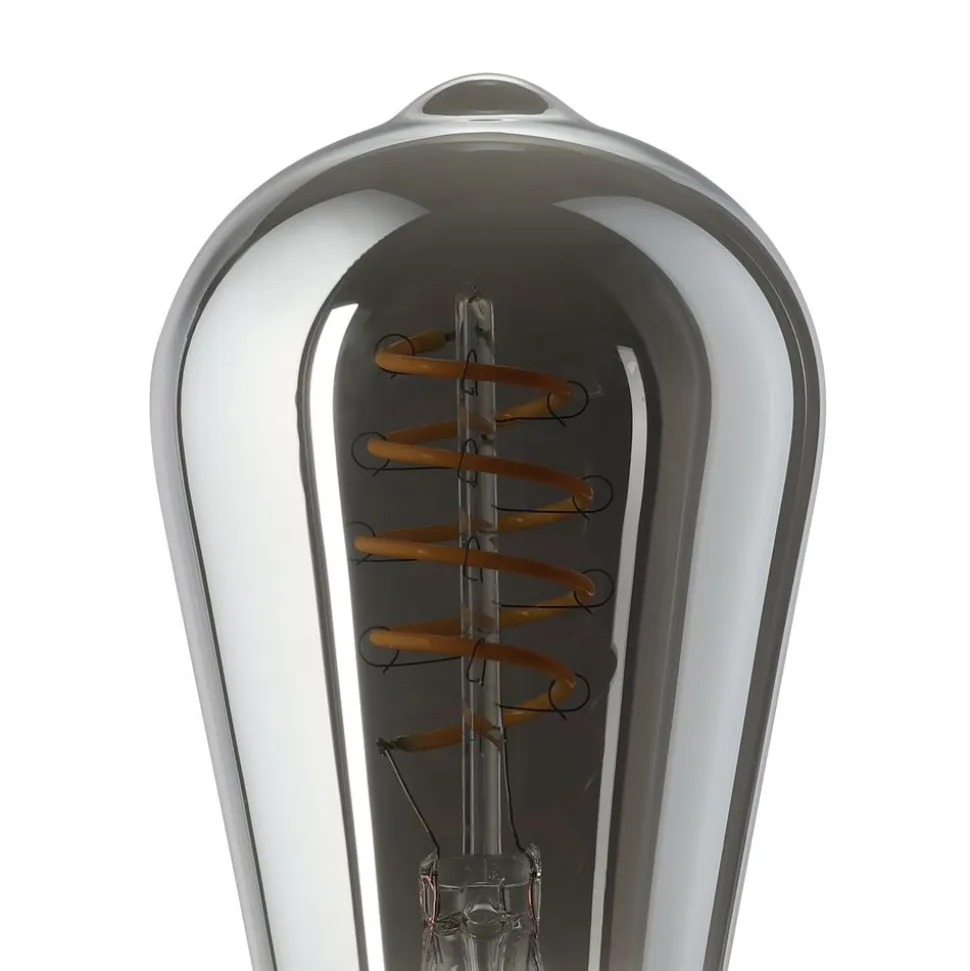 Eglo LEDE27 Lichtbron / glas gestoomd zwart-transparant Ø 64 mm