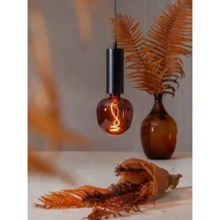 Eglo LEDE27 Lichtbron / Glas cognac Ø 125 mm