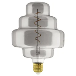 Eglo LEDE27 Lichtbron / Glas zwart-transparant Ø 200 mm