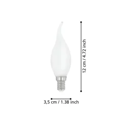 Eglo LEDE14 Lichtbron / Glas opaal Ø 35 mm