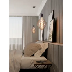 Eglo LEDE27 Lichtbron / Glas amber Ø 200 mm