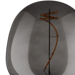 Eglo LEDE27 Lichtbron / Glas zwart Ø 125 mm