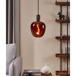 Eglo LEDE27 Lichtbron / Glas cognac Ø 190 mm