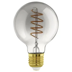 Eglo LEDE27 Lichtbron / glas gestoomd zwart-transparant Ø 80 mm