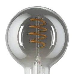 Eglo LEDE27 Lichtbron / glas gestoomd zwart-transparant Ø 80 mm