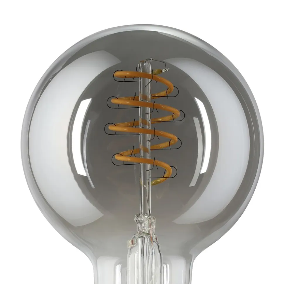 Eglo LEDE27 Lichtbron / glas gestoomd zwart-transparant Ø 80 mm