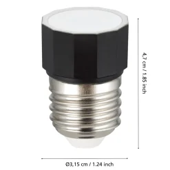 Eglo LEDE27 Lichtbron / Glas wit Ø 32 mm