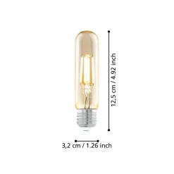Eglo LEDE27 Lichtbron / Glas amber Ø 32 mm
