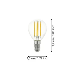 Eglo LEDE14 Lichtbron / Glas helder Ø 45 mm