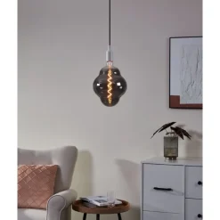 Eglo LEDE27 Lichtbron / Glas zwart-transparant Ø 200 mm