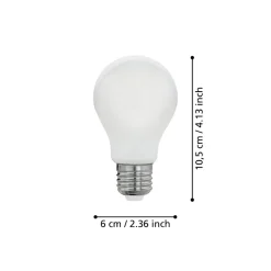 Eglo LEDE27 Lichtbron / Glas opaal Ø 60 mm