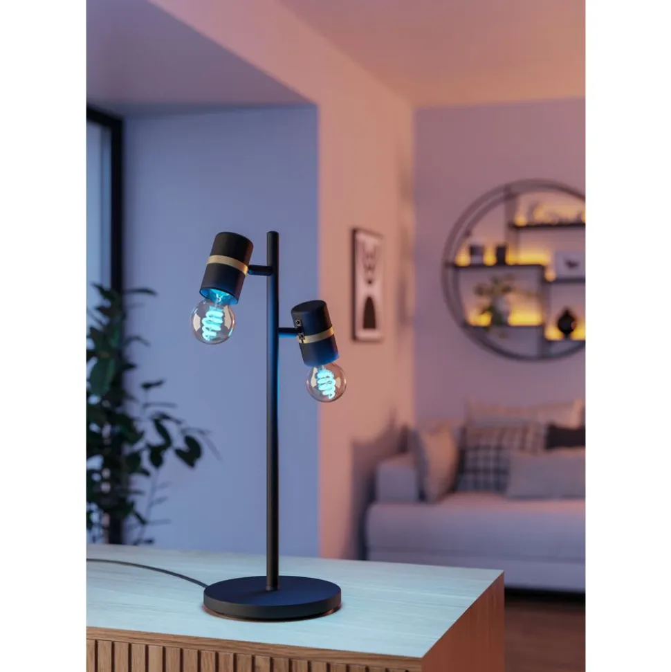 Eglo LEDE27 Lichtbron Kunststof wit / Glas amber Ø 60 mm